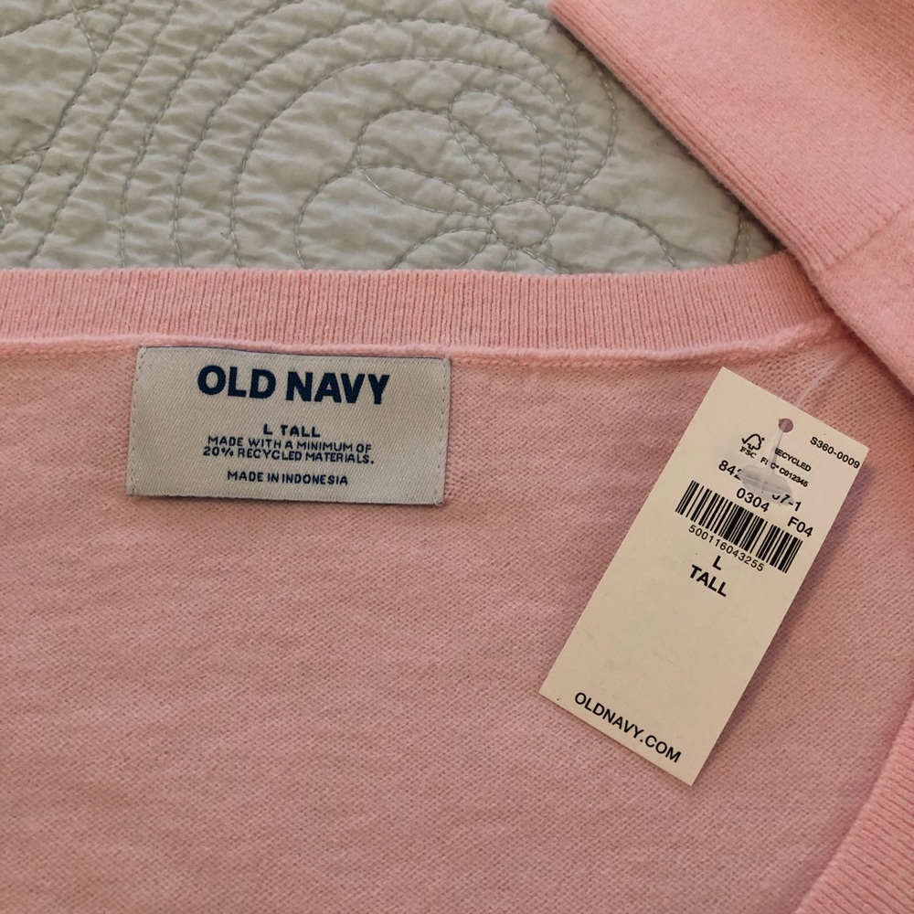 Old Navy SoSoft Lite v-neck sweater bundle. Size large tall. NWT - Picture 2 of 4